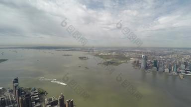 纽约全景视图世界贸易中心天文台